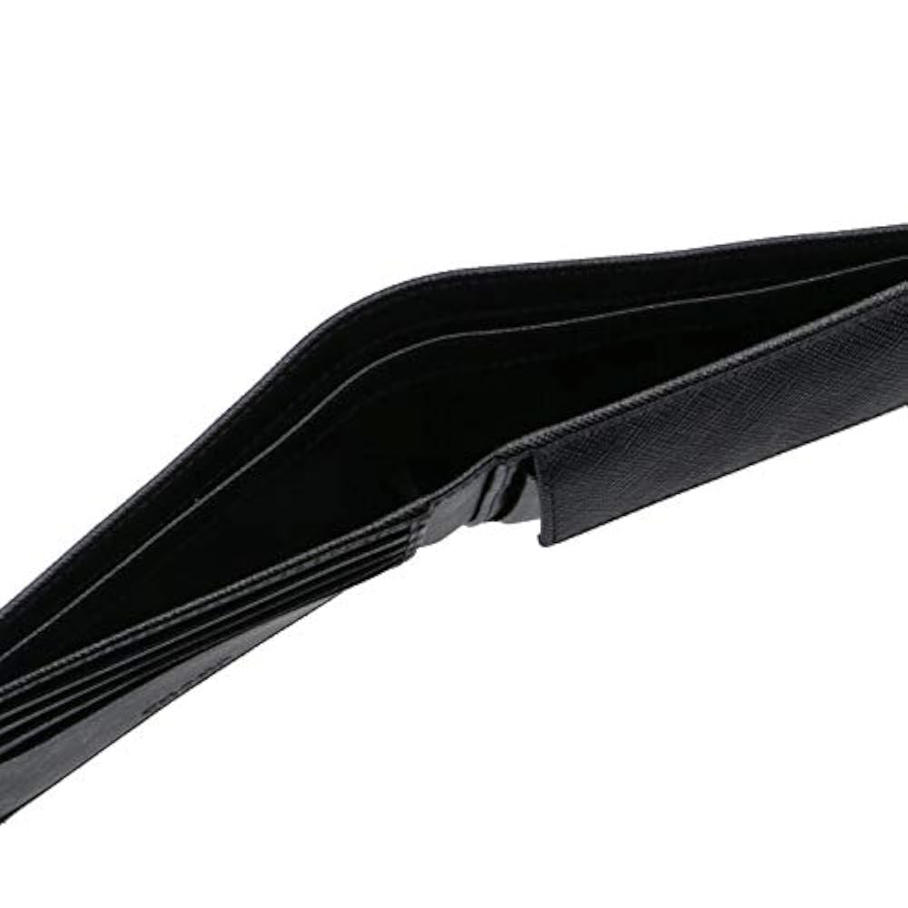 Amazon | [プラダ] 型押しカーフスキン レザー メンズ 二つ折り